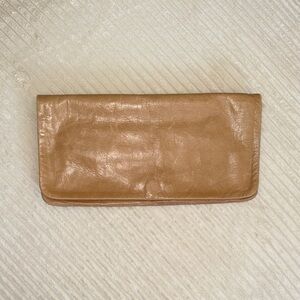 Tan Leather Clutch